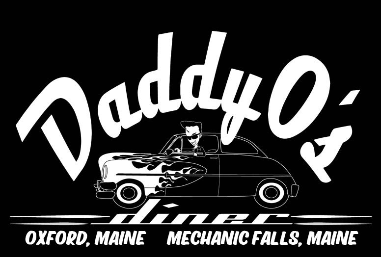 Logo at Daddy O's in Minot, ME