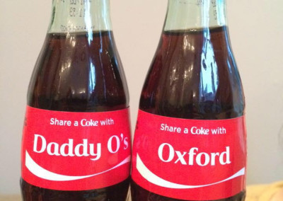 Share a Coke at Daddy O's in Minot, ME