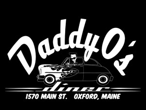 Logo at Daddy O's in Minot, ME